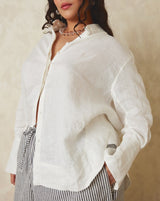 018 signature shirt in linen