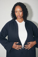 048 utility jacket in organic cotton and silk